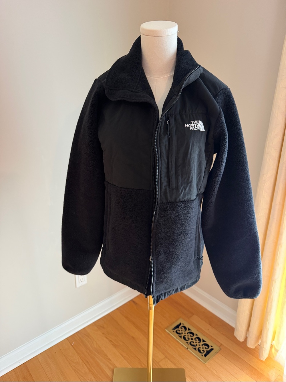 The North Face Denali Polartec Fleece Jacket Black M- womens